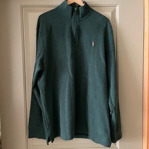 Polo Ralph Lauren Men’s Estate-Rib Quarter-Zip Pullover